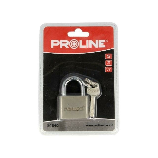 PROLINE Padlock; shackle; Equipment: key x4