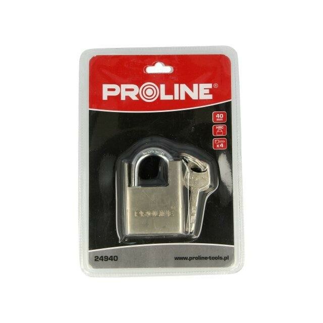 PROLINE Padlock; shackle; Equipment: key x4