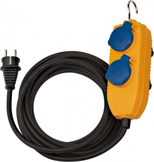 Pagarinājuma kabelis Brennenstuhl 5m Powerblock IP54