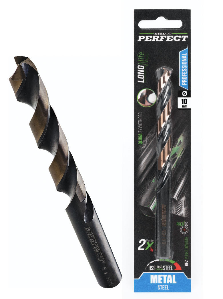 Pagarināts urbis metālam STALCO PERFECT 4