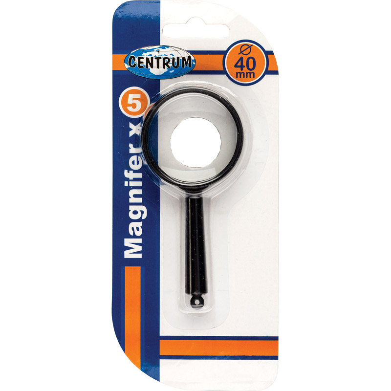 CENTRUM Palielināmais stikls diametrs 40mm 5x
