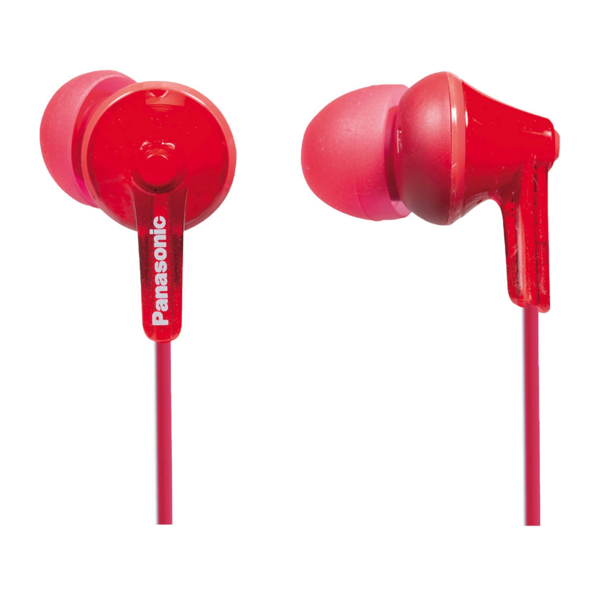 Panasonic ergonomiskas in-ear austiņas, sarkanas |
