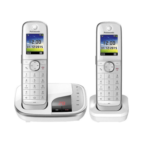 Panasonic KX-TGJ322GW White ar atbildētāju |