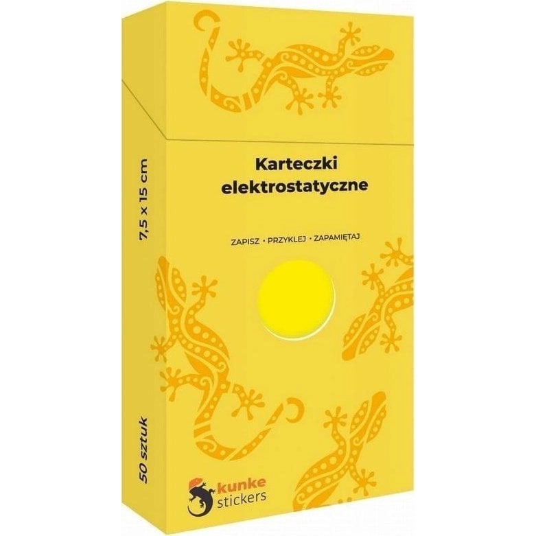 Panta Plast Electrostatic Notes 50pcs yellow