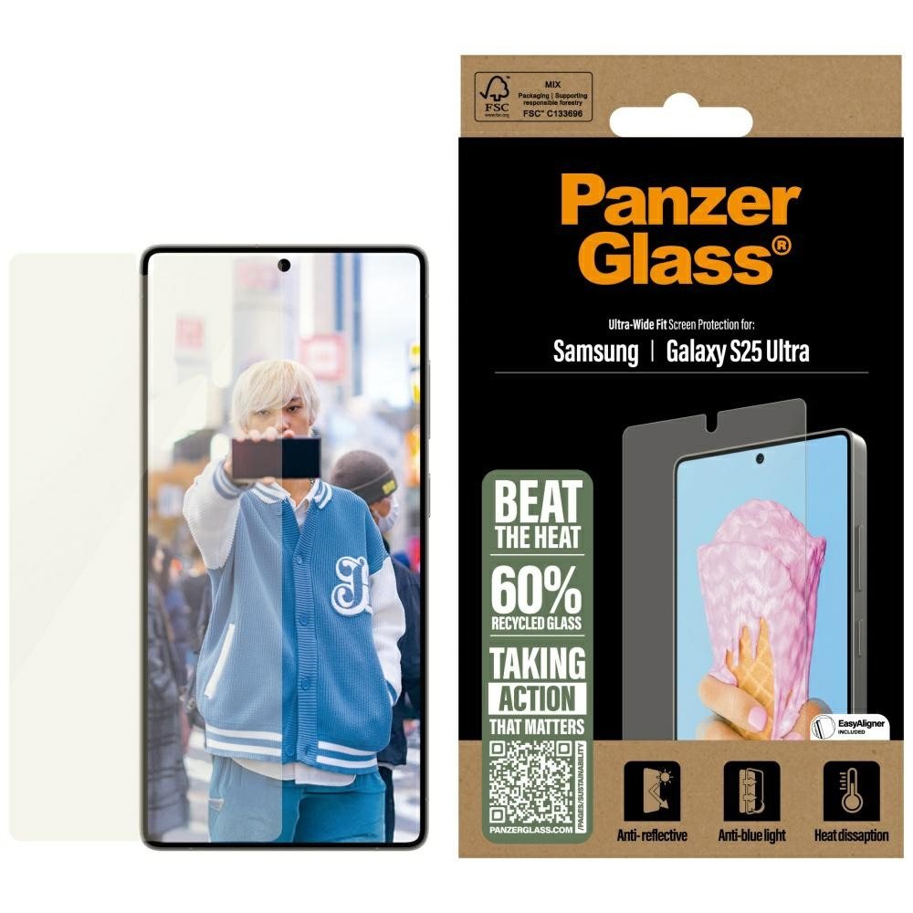 PanzerGlass All-in-One Ultra-Wide Fit Rūdīts stikls