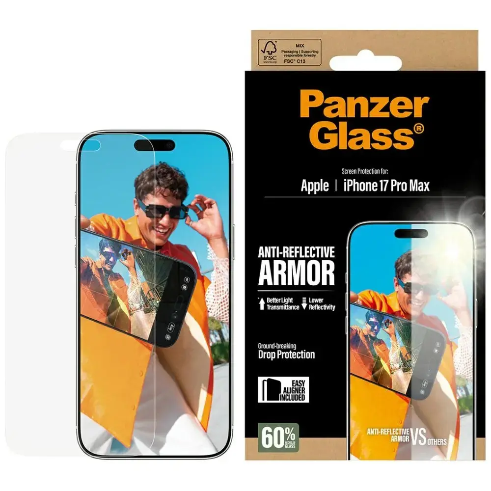 PanzerGlass Armor Anti-Reflective EasyAligner Tempered Glass