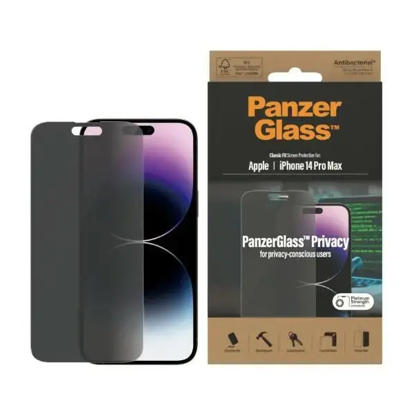 PanzerGlass Classic Fit aizsargstikls telefonam iPhone