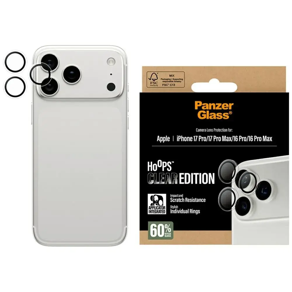 APPLE PanzerGlass Hoops Tempered Glass Lens