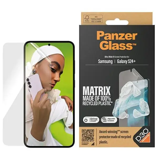 PanzerGlass Ultra-Wide Fit aizsargstikls telefonam Samsung