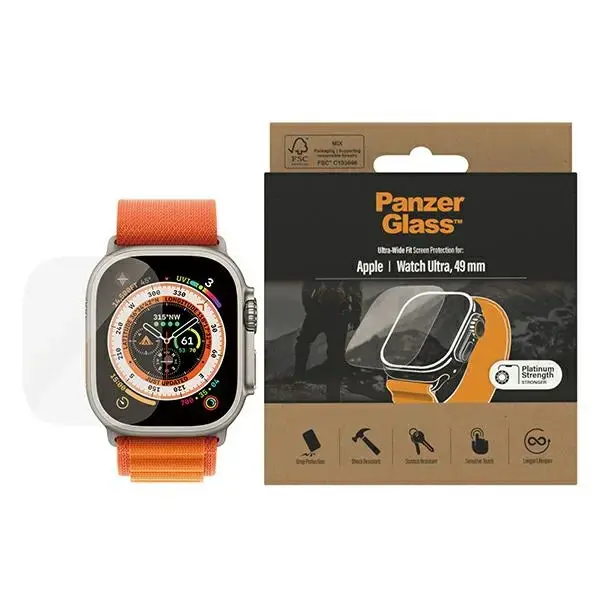 PanzerGlass Ultra-Wide Fit Apple Watch Ultra