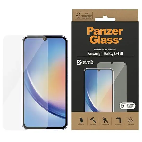 PanzerGlass Ultra-Wide Fit Sam A34 5G