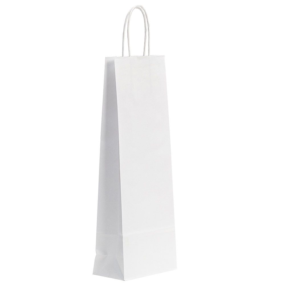 PAPERSEAL Papīra maisiņš pudelei TWIST, 140x80x390mm