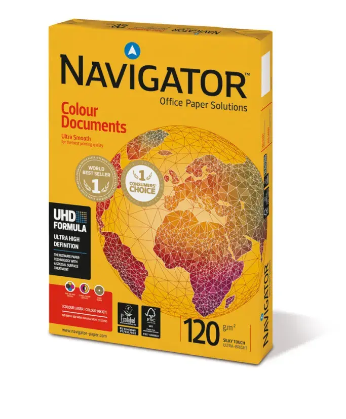 Papīrs Navigator Colour Documents, A4, 120g/m2