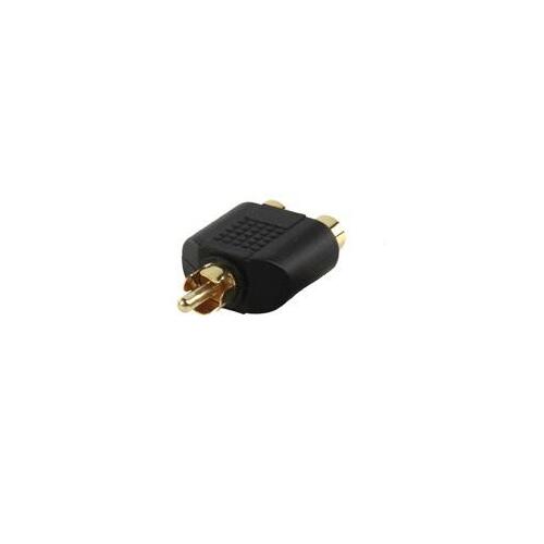 OEM Pāreja RCA Kontaktdakšiņa 2xRCA ligzdas