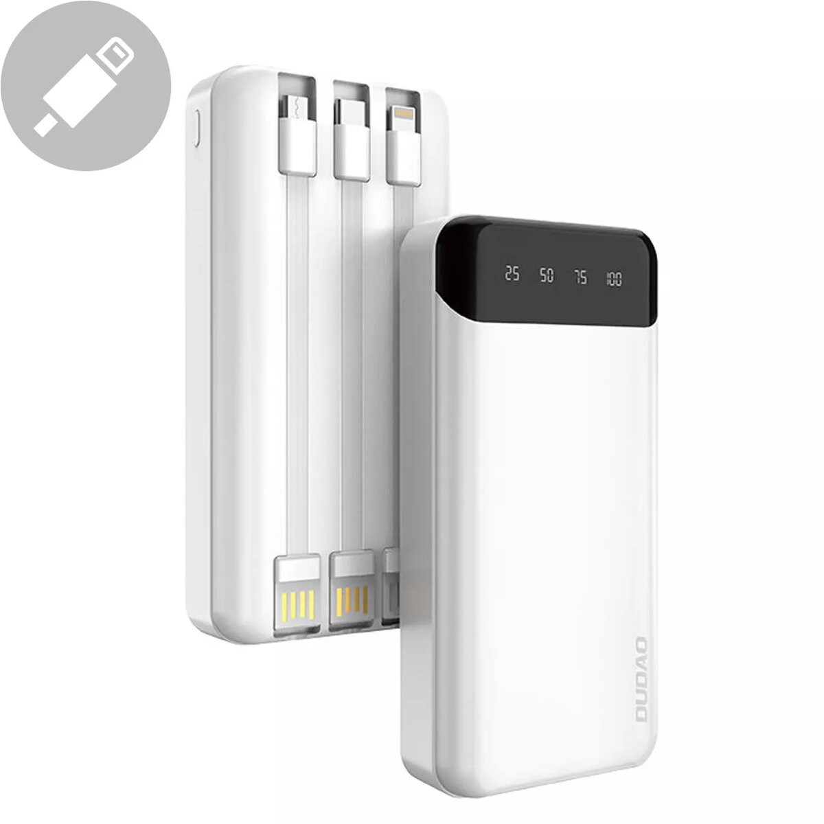 Pārnēsājams akumulators Dudao K6Pro+ 20000mAh USB