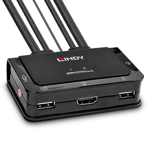 Lindy Compact 2 Port KVM Switch