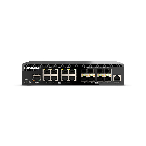 Pārslēdzējs Qnap QSW-M3216R-8S8T - pārvaldāms -