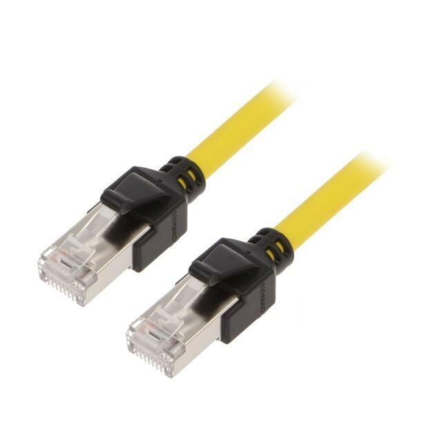 OMRON Patch cord; Cat 6a; RJ45
