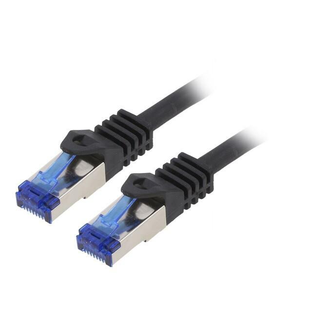 LOGILINK Patch cord; S/FTP; Cat 6a
