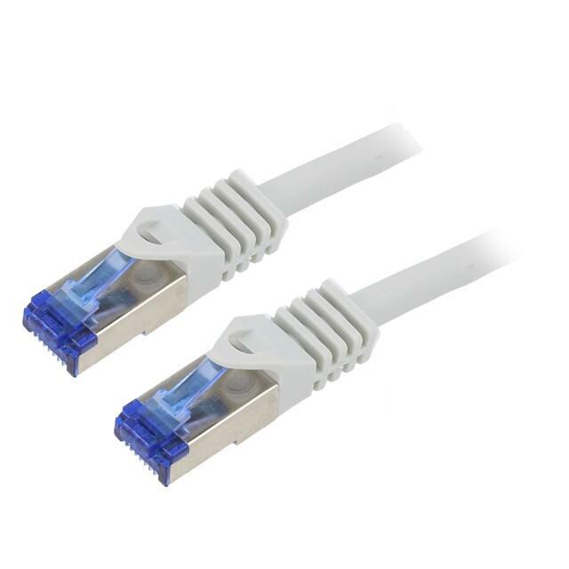 LOGILINK Patch cord; S/FTP; Cat 6a