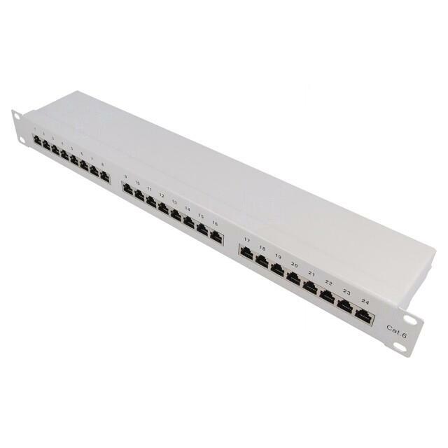 LOGILINK Patch panel; RJ45; Cat 6