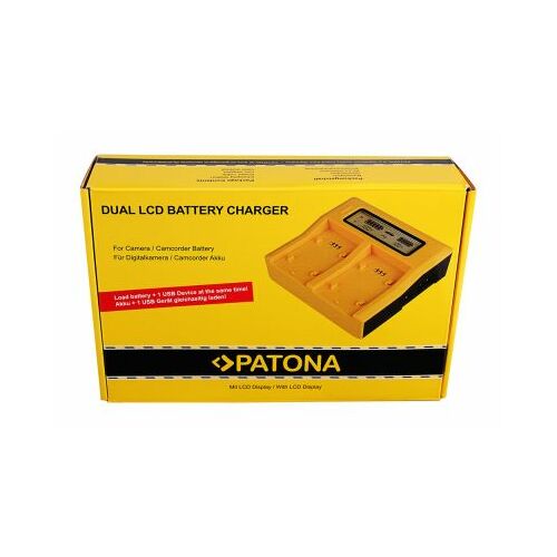 PATONA Dual LCD USB lādētājs Samsung