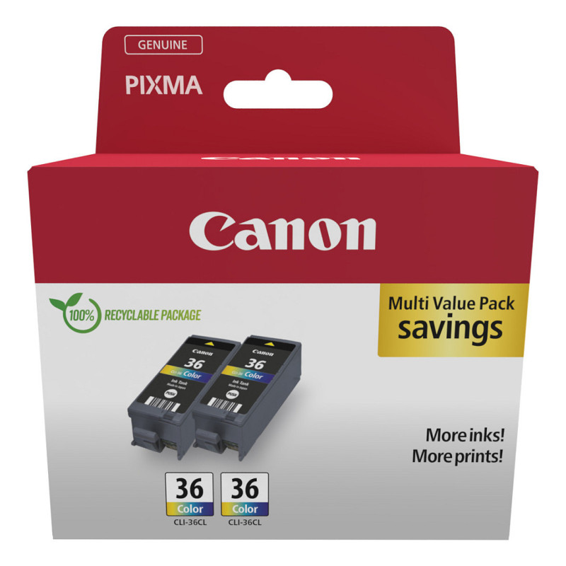 CANON CLI-36 Ink Cartridge Twin Pack