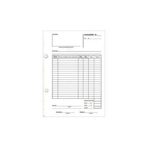 Pavadzīme A5/50 paškopējoša CFB | THN00246