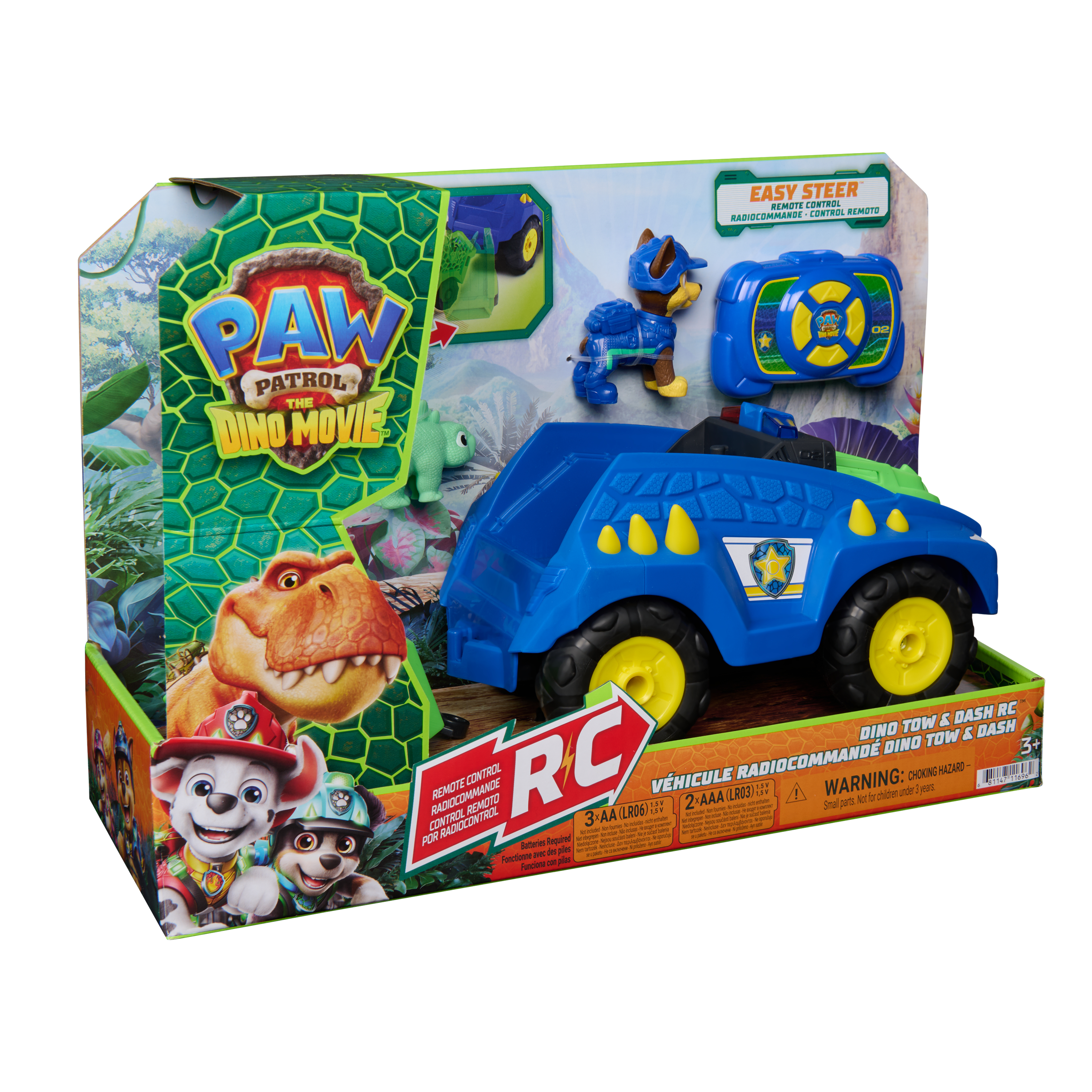 PAW PATROL RC transportlīdzeklis Dino Chase