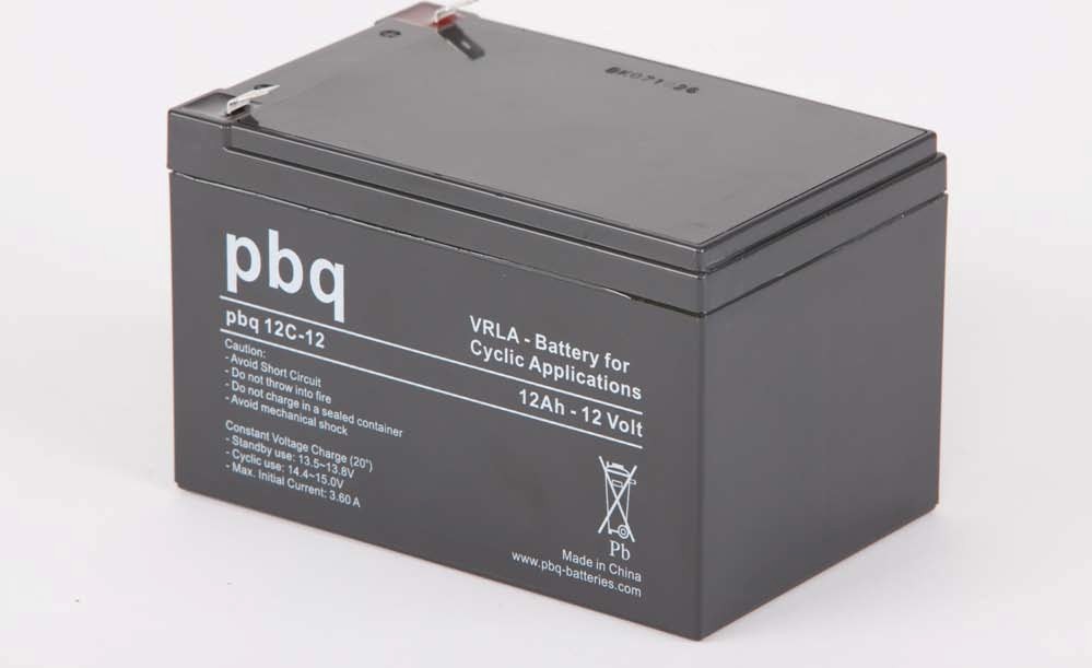 PBQ akumulatoru baterija 12V 12Ah Cyclic