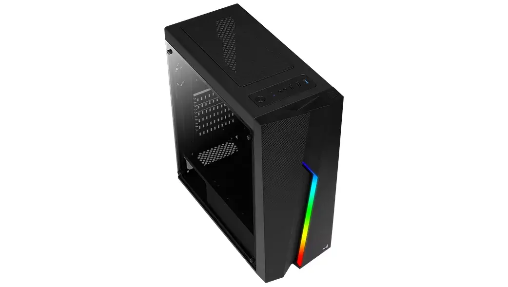 Aerocool Bolt RGB Midi–Tower – czarny