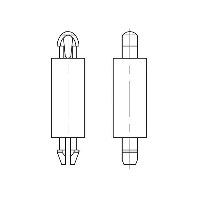 DREMEC PCB distance; polyamide 66; L: