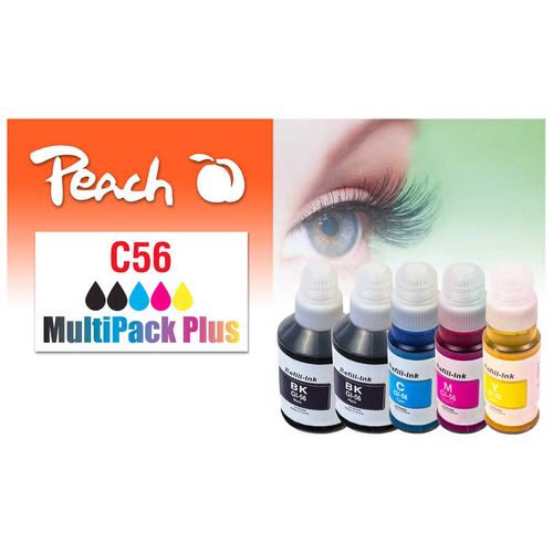 Peach Canon GI-56 MultiPack Plus pārstrādātas