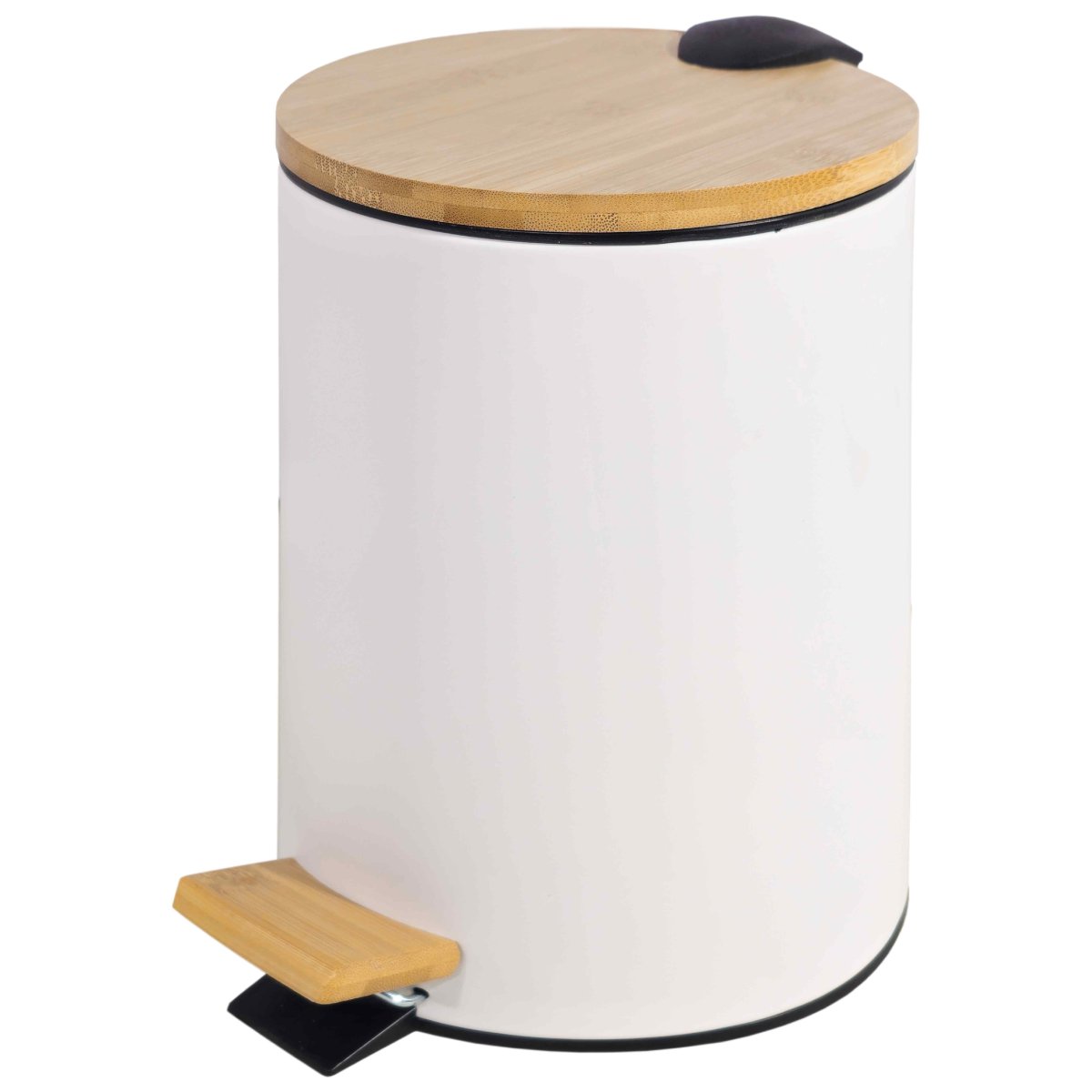 Besk Pedāļspainis 5L balts, ar bambusa