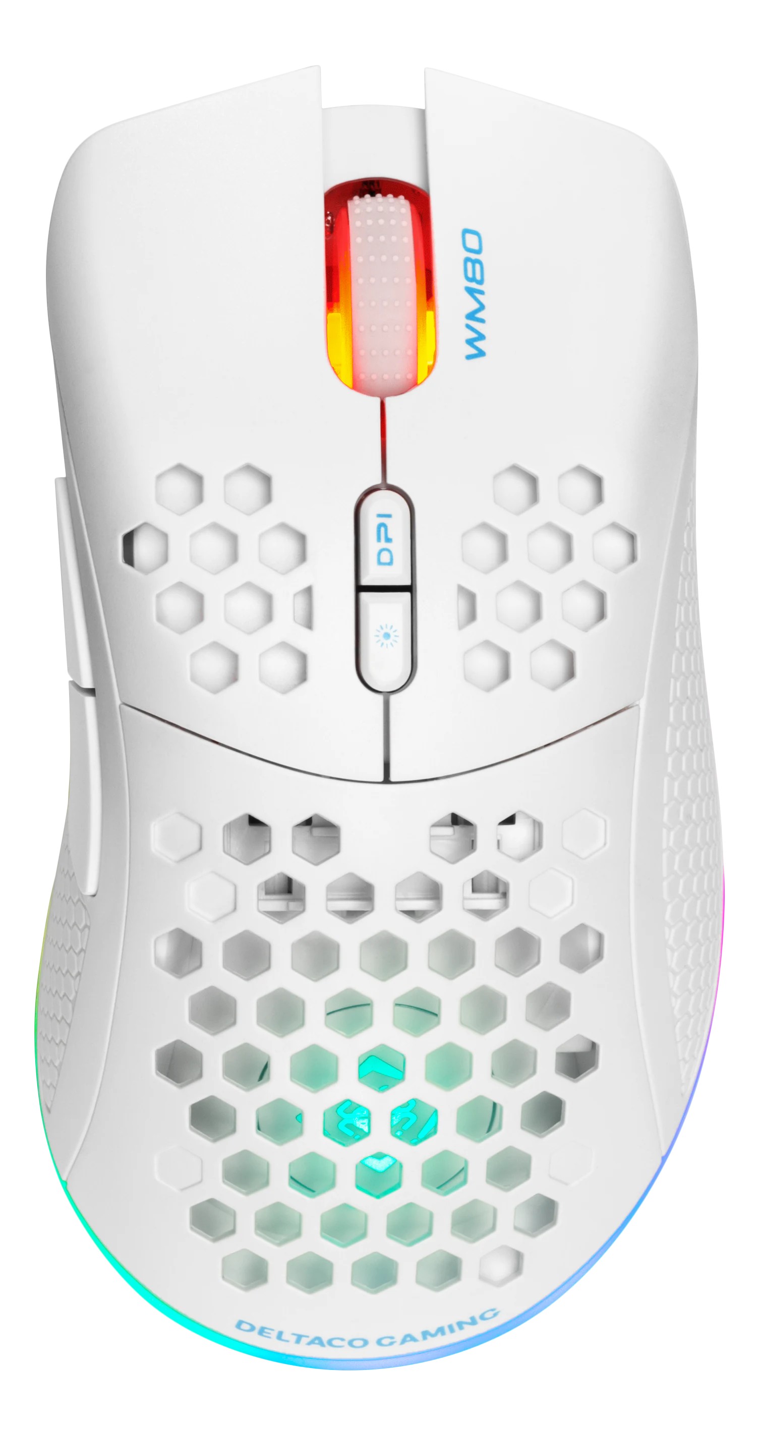 Peles Deltaco Gaming USB, RGB, White