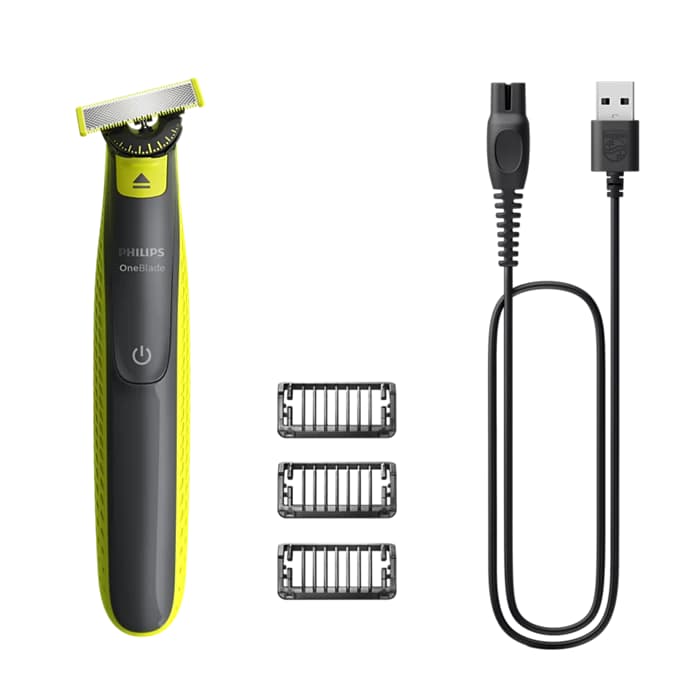 PHILIPS OneBlade 360 skuveklis sejai, zaļš