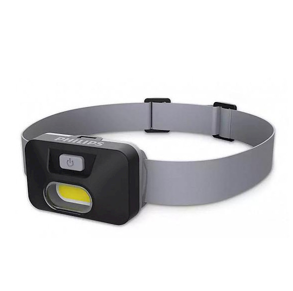 PHILIPS LED galvas lukturis, melns |