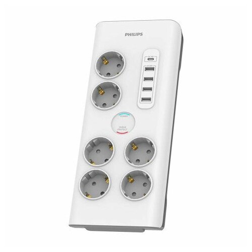 Philips SPN7060WA/58 Pārsprieguma aizsardzības strāvas pagarinātājs