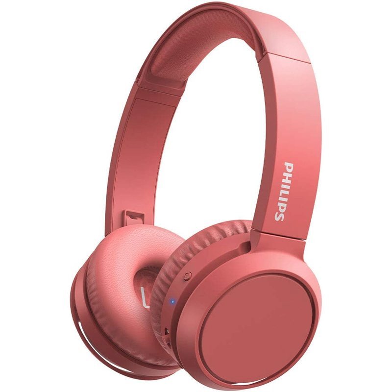 PHILIPS austiņas On-Ear ar Bluetooth, sarkanas