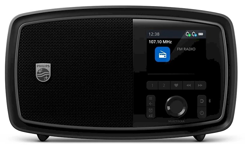 PHILIPSP Century portatīvais radio, melns |