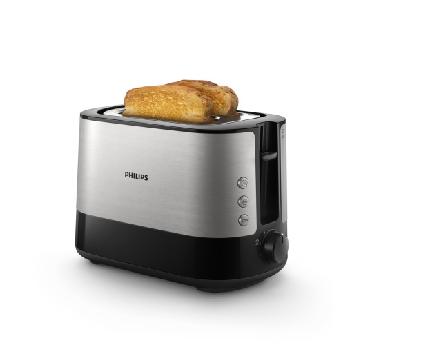 PHILIPS Viva Collection tosteris (matēts metāls