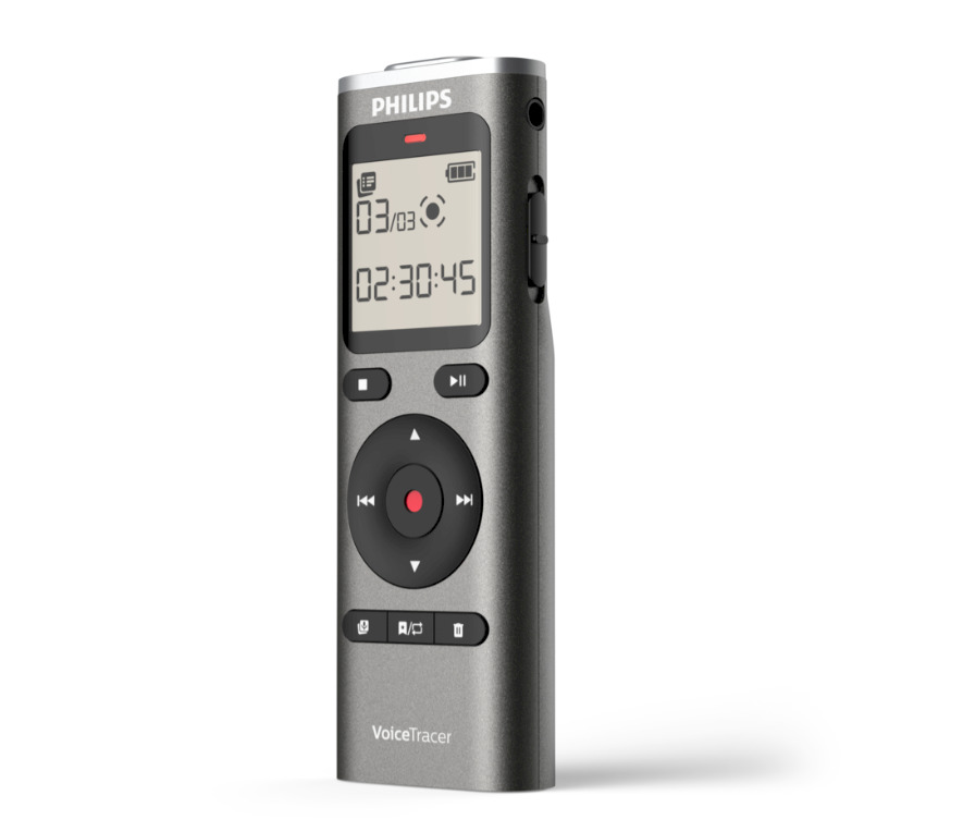 PHILIPS diktafons, 8GB, sudraba | DVT1170