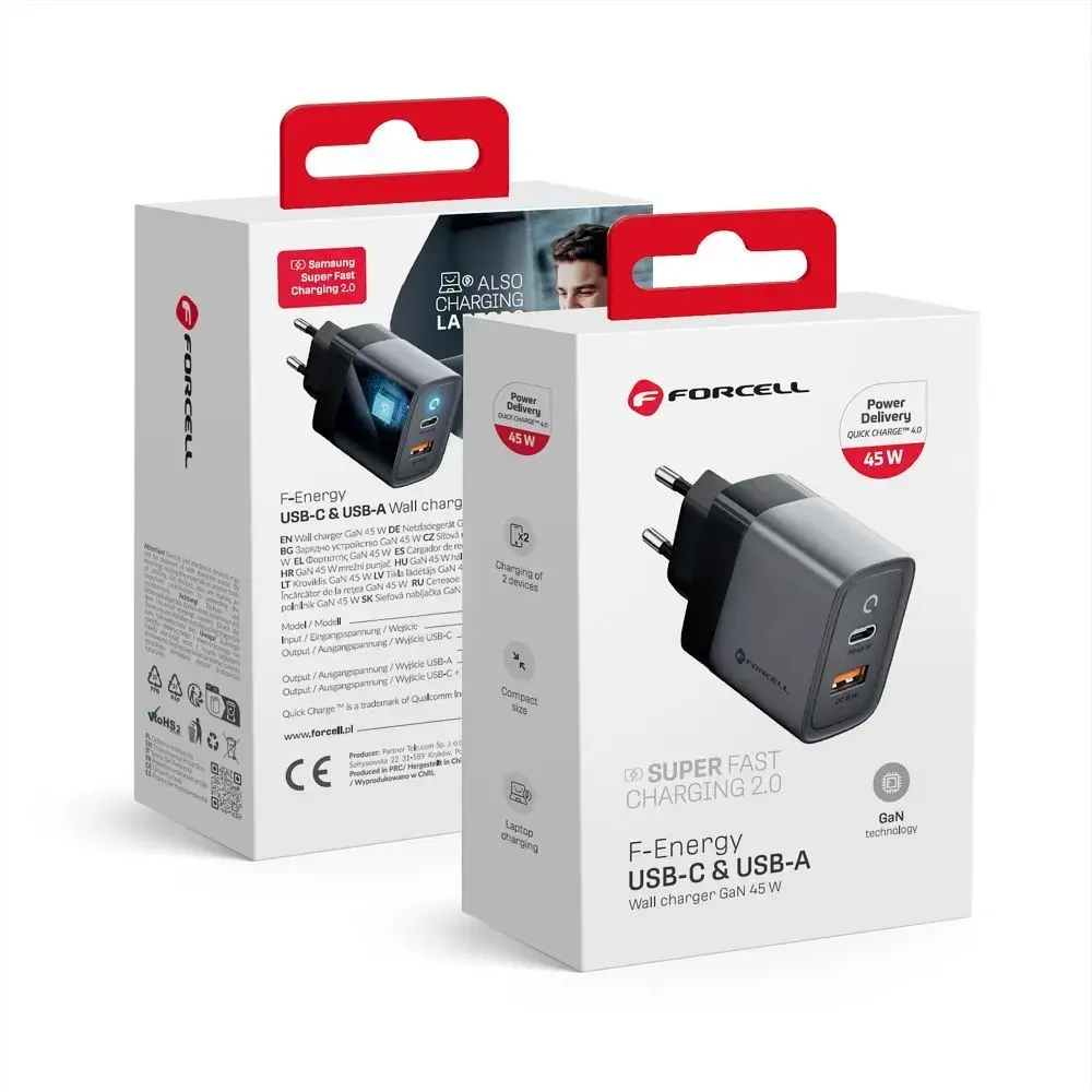 Phone charger Forcell F-Energy GaN USB