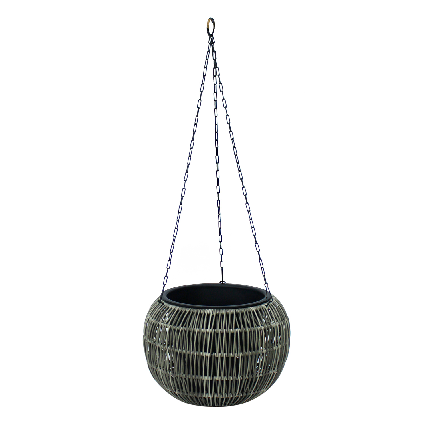 Piekarināms puķupods WICKER D32xH22cm, pelēks |