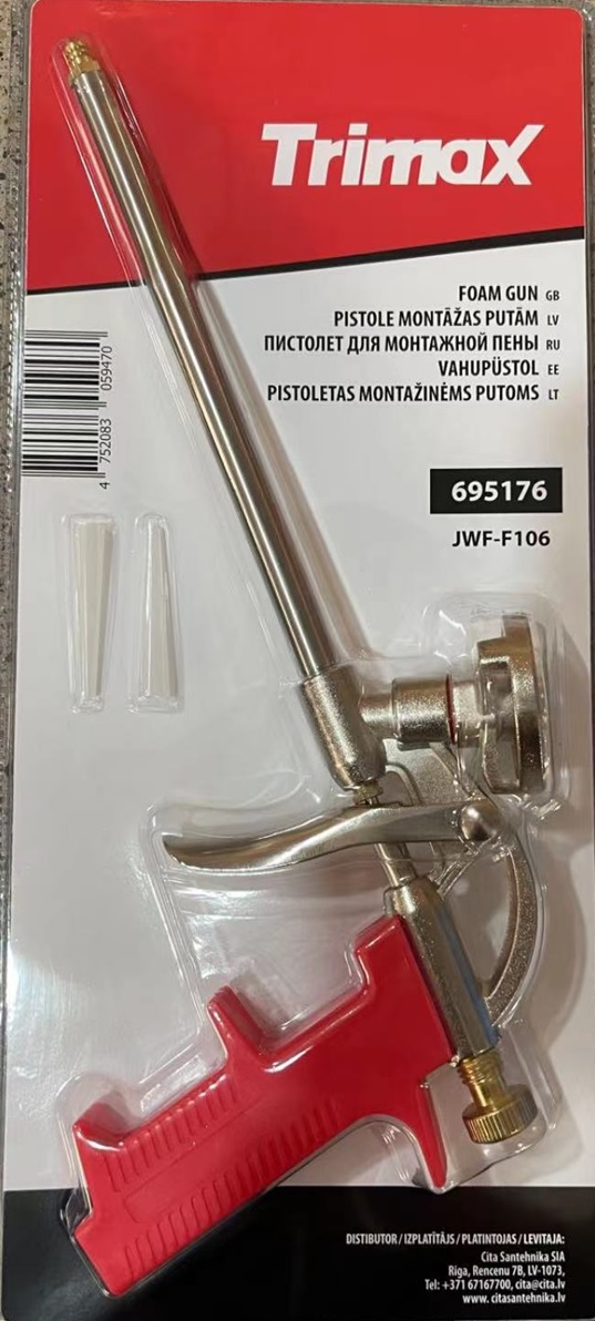 TRIMAX Pistole montāžas putām | JWF-F106