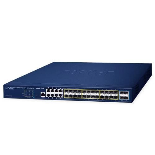 PLANET GS-5220-16S8CR - Pārvaldāms slēdzis -