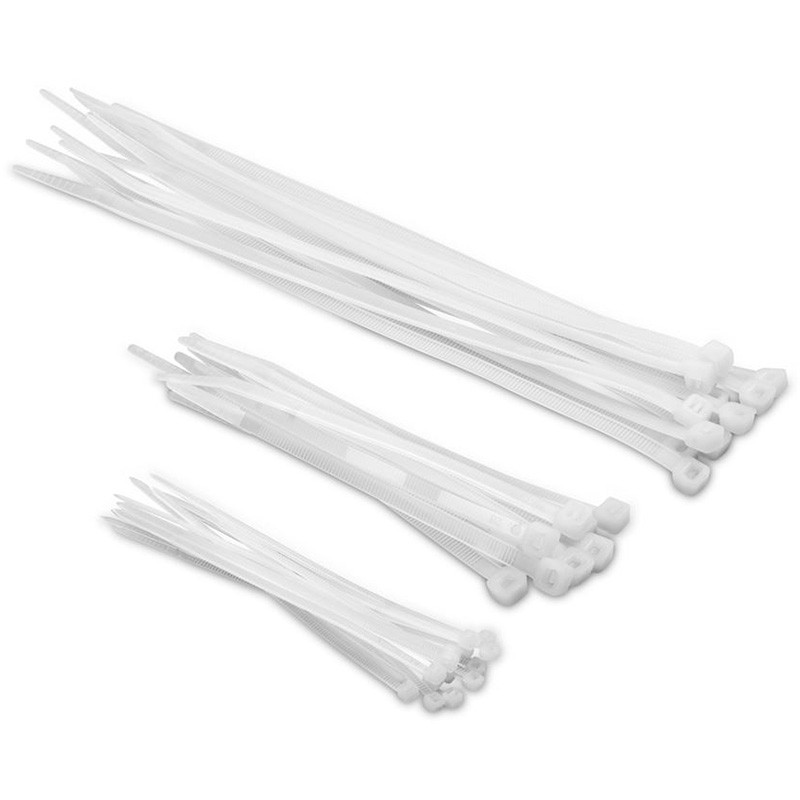 Plastmasas savilcēji balti 5x120mm (100gab.)