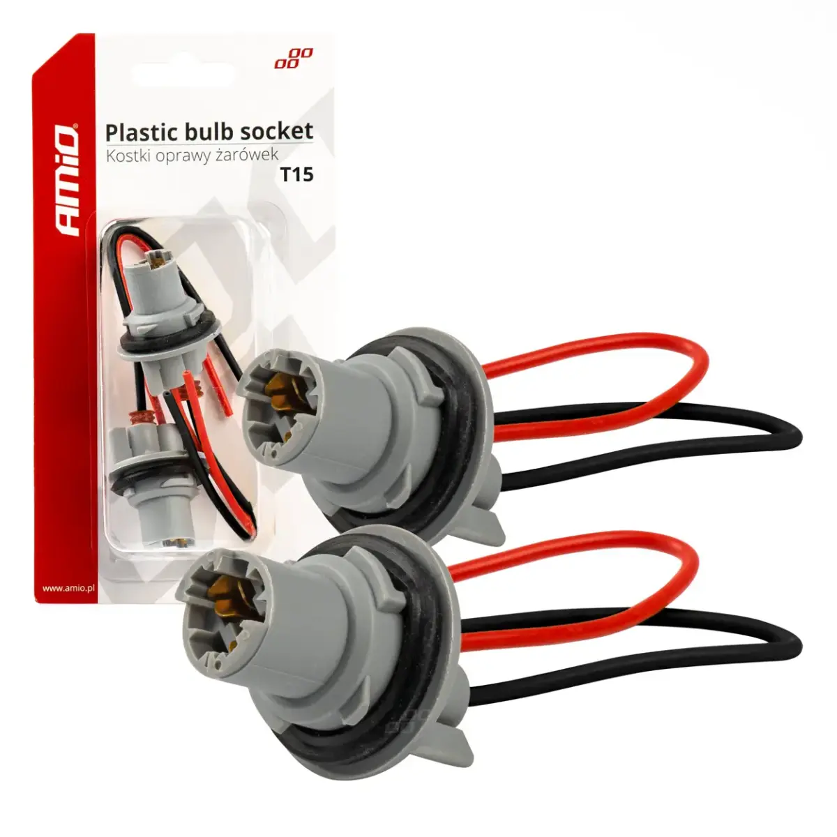 AMIO Plastmasas spuldzes patronas T15, 2