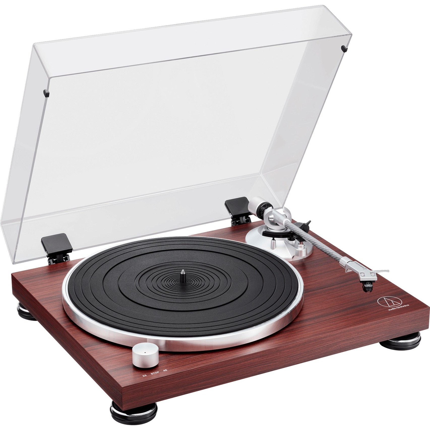 Plašu atskaņotājs Audio Technica AT-LPW50BTRW (koks