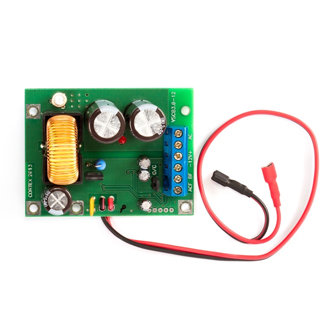 Plate stabilizātors 3A 12v ar izvadiem